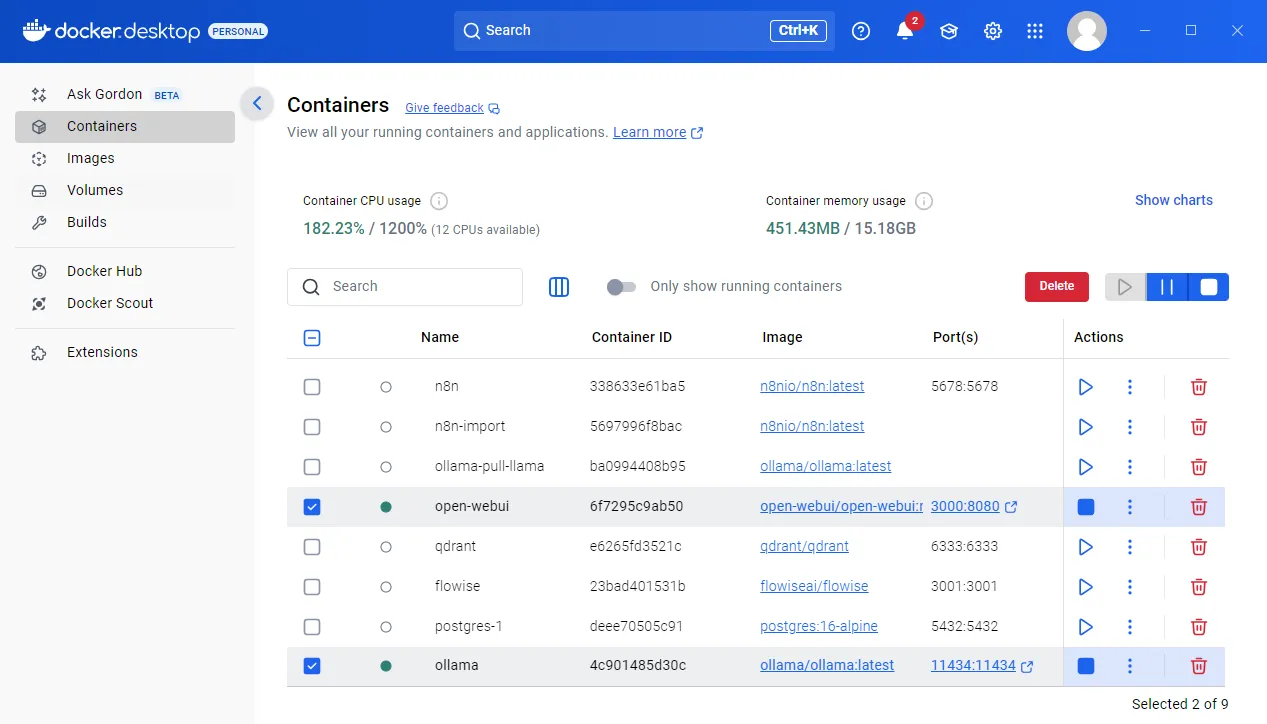 Docker Desktop DeepSeek